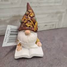 gnome with book madison florist