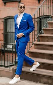 These versatile cool pair will actually bring that change. New Custom Royal Blue Wedding Suits For Men Peaked Lapel Handsome Groom Tuxedos Slim Fit Men Blazers Jacket Pants 510 From Huang444 67 13 Dhgate Com
