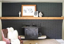 Easy Wood Mantel For Brick Fireplace