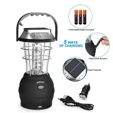 solar led lantern camping light usb