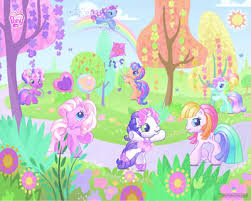 wall mural childrens my little pony