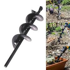 Garden Auger Spiral Drill Bit Planter