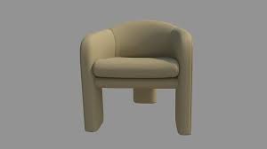 3d Model Area Armchairs Single Sofa