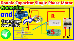 single phase motor start and running