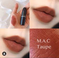 mac matte lipstick taupe beauty