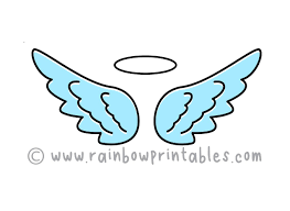 Just watch the art video and ske. Easy To Draw Cartoon Angel Wings For Young Kids Step By Step Rainbow Printables