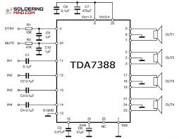 If the images produced less suitable way you can look for it using th. Tda7388 Circuit 4 Channel Amplifier Circuit Diagram Soldering Mind