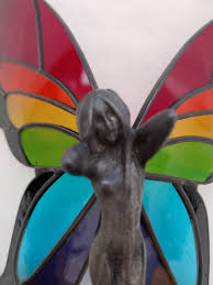 Erfly Fairy Stained Glass Figure