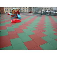 matte rubber flooring tiles size
