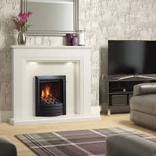 Vago White Marble Fire Surround With