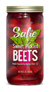 organic sweet pickled beets safie
