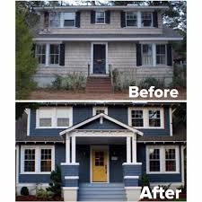 Use a crafts knife to cut around the template and peel away the paper above the cut. 20 Home Exterior Makeover Before And After Ideas