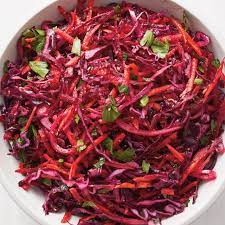 cabbage and beet slaw recipe food