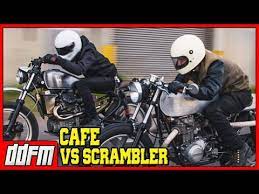 cafe racer vs scrambler motovlog