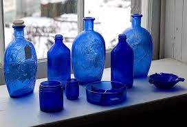Blue Glass Bottles Blue Glassware