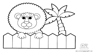 The spruce / ashley deleon nicole these free pumpkin coloring pages will be sna. Coloring Page Of A Cute Lion