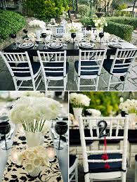 red black and white wedding ideas