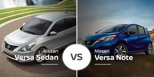Nissan Versa Vs Nissan Versa Note