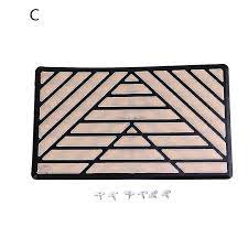 car floor mat foot heel scuff plate non