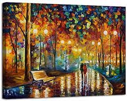 Today, impressionist paintings are both appreciated and. Amazon Com Agcary Leonid Afremov Artwork Painting Wall Decor Farewell To Anger Poster With Framed Print Canvas Picture Wall Art For Home Decorations Easy To Hang 12 X 16 Posters Prints
