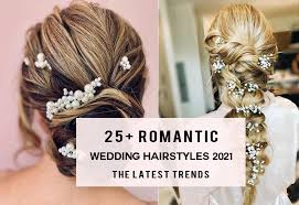 25 romantic wedding hairstyles 2021