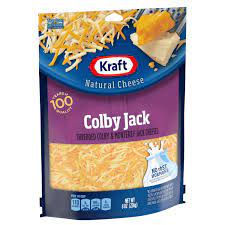 kraft shredded cheese colby jack