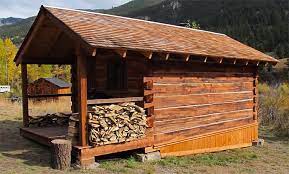 how to build a square log cabin off