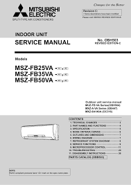 mitsubishi electric msz fb25va service