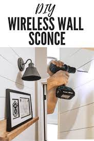 Diy Wireless Wall Sconce Simply Diy Home