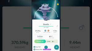 Pokemon GO - Onix evolves into Steelix using METAL COAT - YouTube