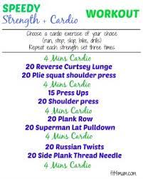 sdy strength cardio workout fit4mum