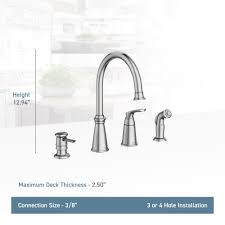 single handle high arc kitchen faucet