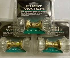 3 Glass Door Knobs By First Watch