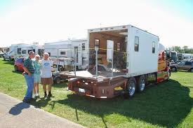 custom toy hauler from a cargo box and