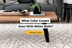 what color carpet goes with white walls