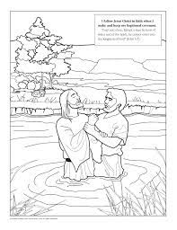 Jesus' baptism marks the beginning of his earthly ministry. Coloring Page