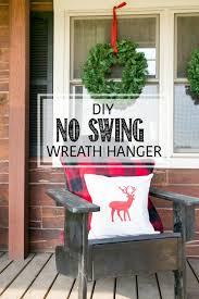 Diy No Swing Wreath Hanger Creative