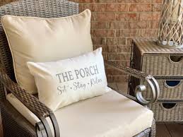 Porch Throw Pillow Or Pillow Cover
