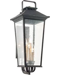 Shopping Special For Fifth And Main Lighting Parsons Field 4 Light Aged Pewter Outdoor Wall Lantern Sconce