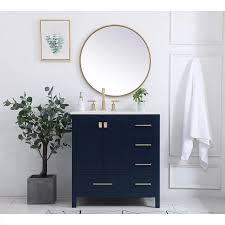 Shop bathroom vanities and a variety of bathroom products online at lowes.com. Broadview 32 Single Bathroom Vanity Set Single Bathroom Vanity Single Sink Vanity Blue Bathroom Vanity