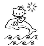 Flounder pictures mermaid printable pages the. Hello Kitty With Dolphin Coloring Pages Hello Kitty Coloring Pages Coloring Pages For Kids And Adults