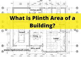 plinth area of a building how to