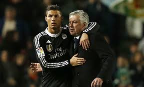 Carlo ancelotti has left everton for a second stint with real madrid. Image Ancelotti Jokes About Cristiano Ronaldo Criticisms Juvefc Com