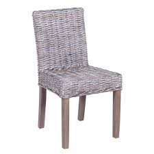 Solar Patio Dining Chair White Wash
