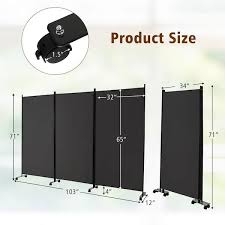 Costway 3 Panel Folding Room Divider