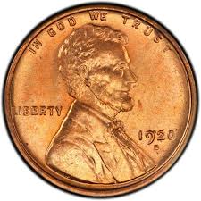 1920 Lincoln Wheat Pennies Values And Prices Past Sales