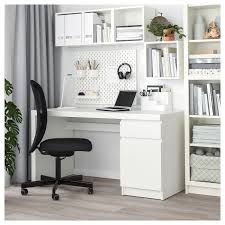 Browse ikea's collection of desk for writing and working from home from small to large sizes, in white, black and more. Malm White Desk 140x65 Cm Ikea