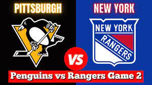 Pittsburgh Penguins vs New York Rangers ...
