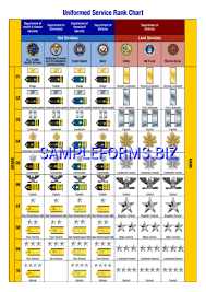 Army Rank Chart Templates Samples Forms
