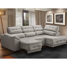 sofa de canto retratil reclinavel